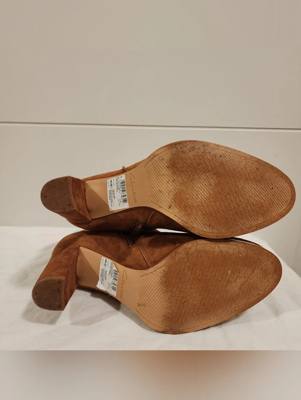 Clarks Kaylin Fern Womens Brown Suede Ankle & Booties Boots